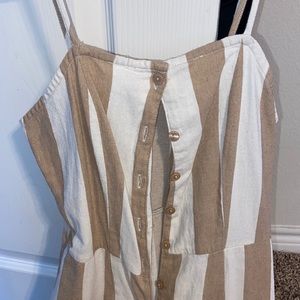 Forever 21 striped jumpsuit!